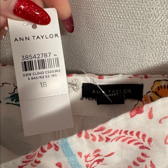 NWT Ann Taylor Map Print Flare Dress - Picture 3 of 5